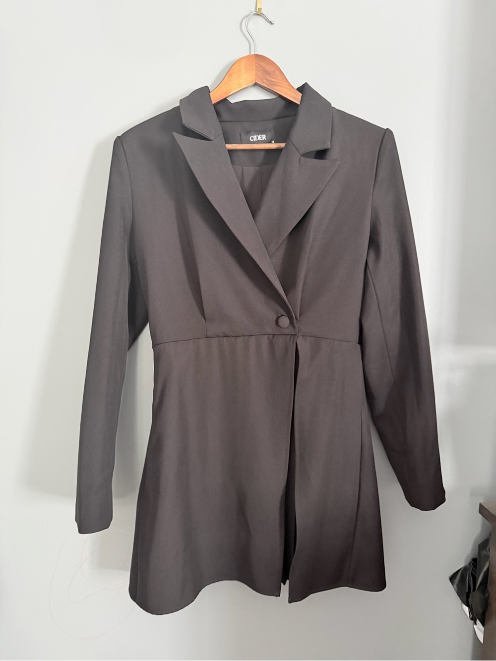 Cider Black Tailored Blazer Jacket